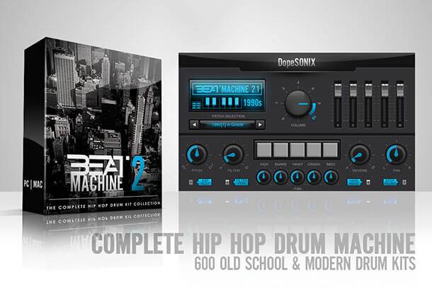 图片[1]-DopeSONIX Beat Machine 2 嘻哈鼓乐器 50% 折扣-