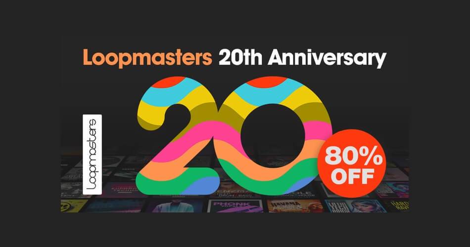 在Loopmasters 20周年纪念套装上节省80%-