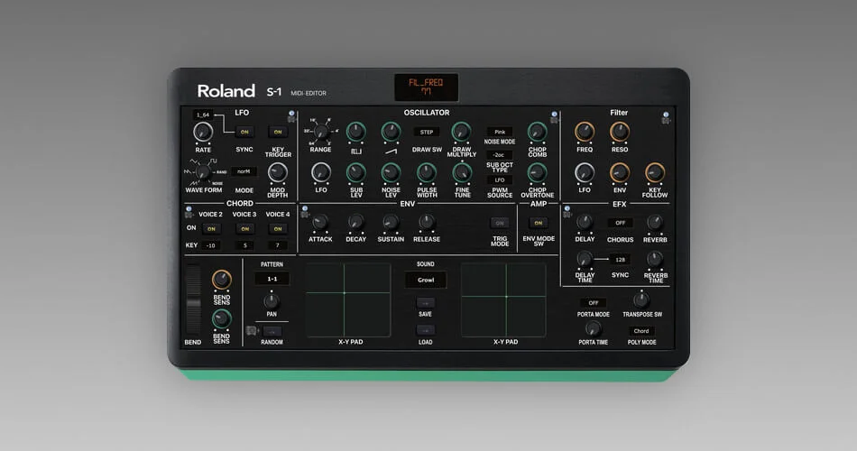 Momo发布了Roland S-1编辑器和Soundbank-