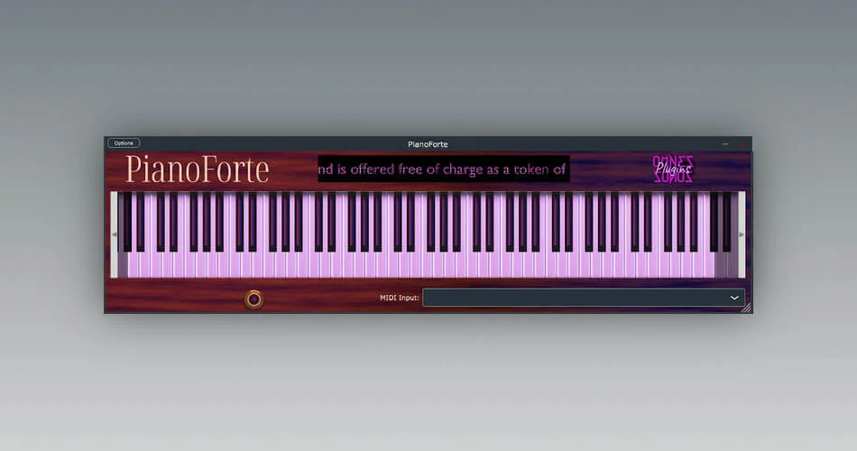 Omnes Sonos的钢琴Forte免费虚拟乐器-