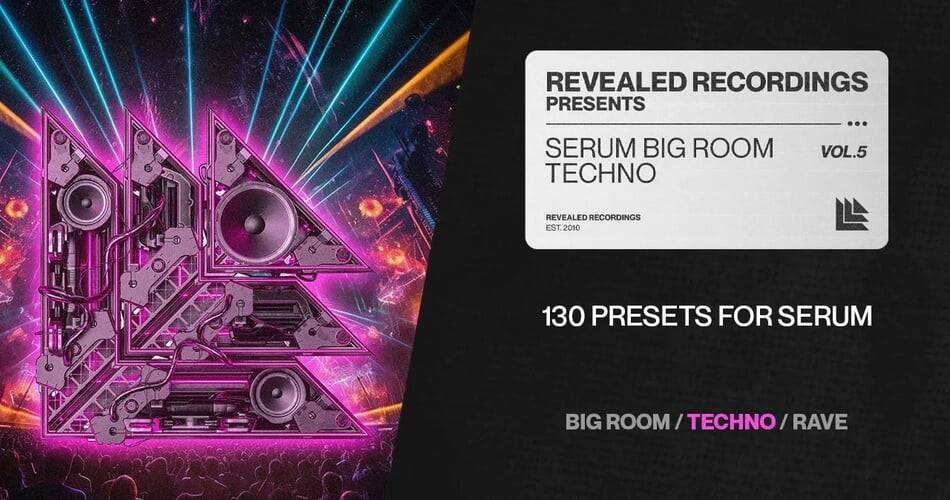 Alonso Sound推出 Revealed Serum Big Room Techno Vol。5-