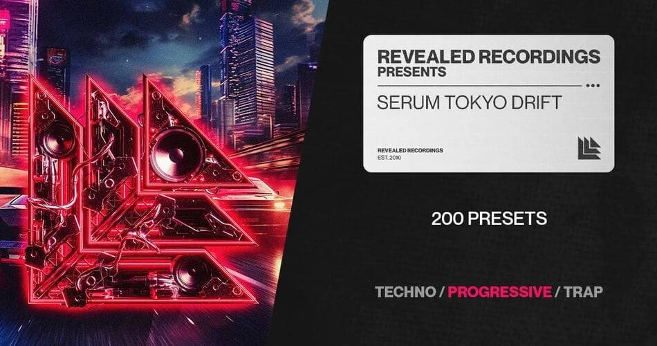 Alonso Sound通过Revealed推出Serum的东京漂移音响-