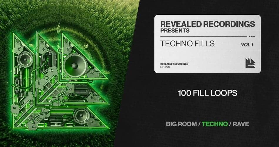 Alonso Sound推出 Revealed Techno Fills Vol. 1 样包-