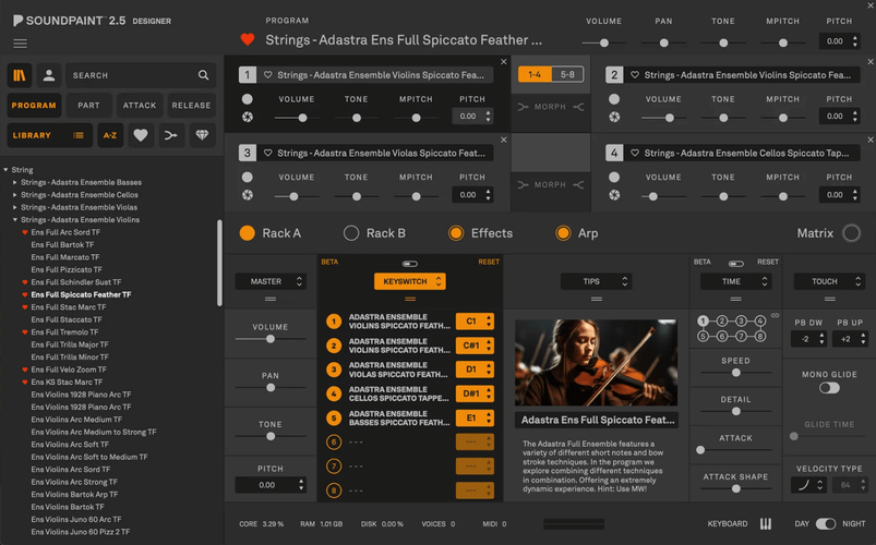 Soundpaint 2.5带来了增强的复音乐高、多音符键切换和简化的工作流程-