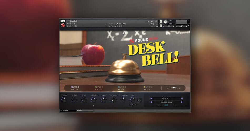 Soundiron更新了免费的Desk Bell库，现在适用于Kontakt 7 Player-