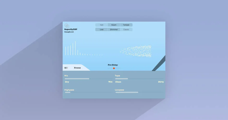 SuperflyDSP的Flying-Reverb免费混响效果插件-