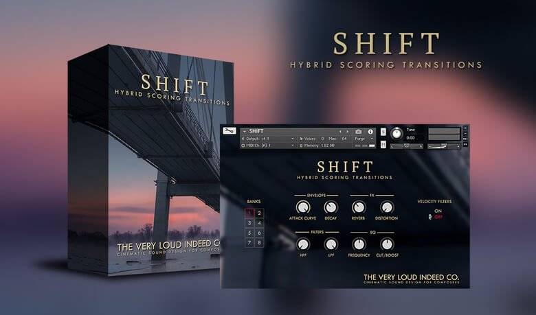Shift：Kontakt的混合评分过渡示例库-