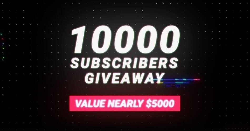 UJAM用赠品来庆祝10,000名YouTube订阅者-