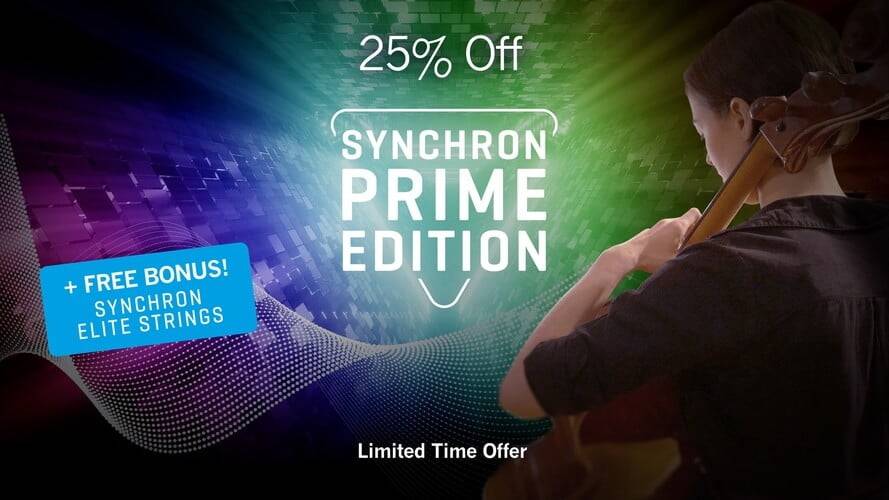 VSL为Synchrn Prime Edition添加了免费的Elite Strings-