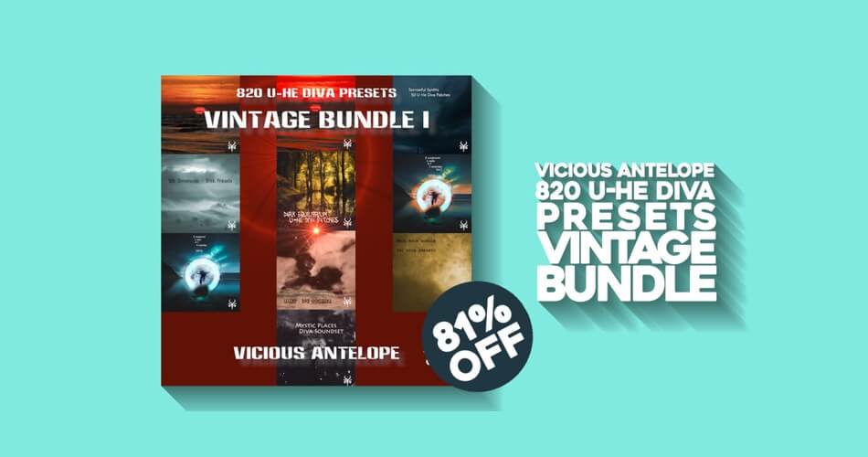 Vicious Antelope为u-he Diva在Vintage Bundle I上节省81%-