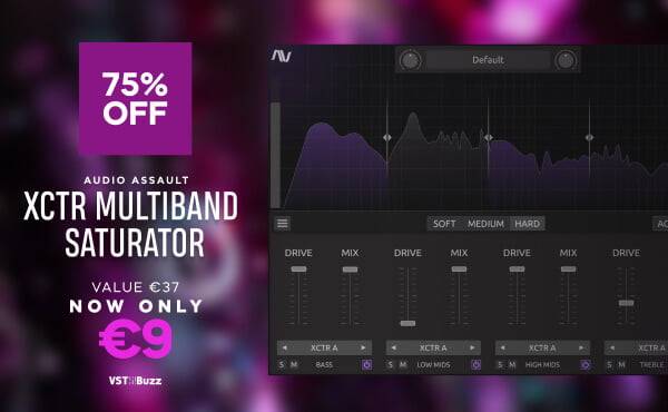 XCTR Multiband Saturator by Audio Assault以75%的折扣出售-