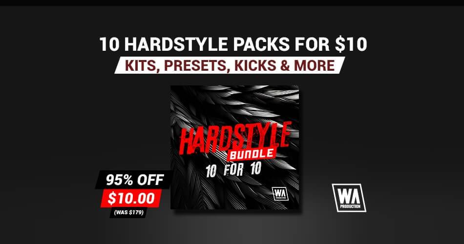在W.A.的Hardstyle 10 For 10 Bundle上节省95%。生产-