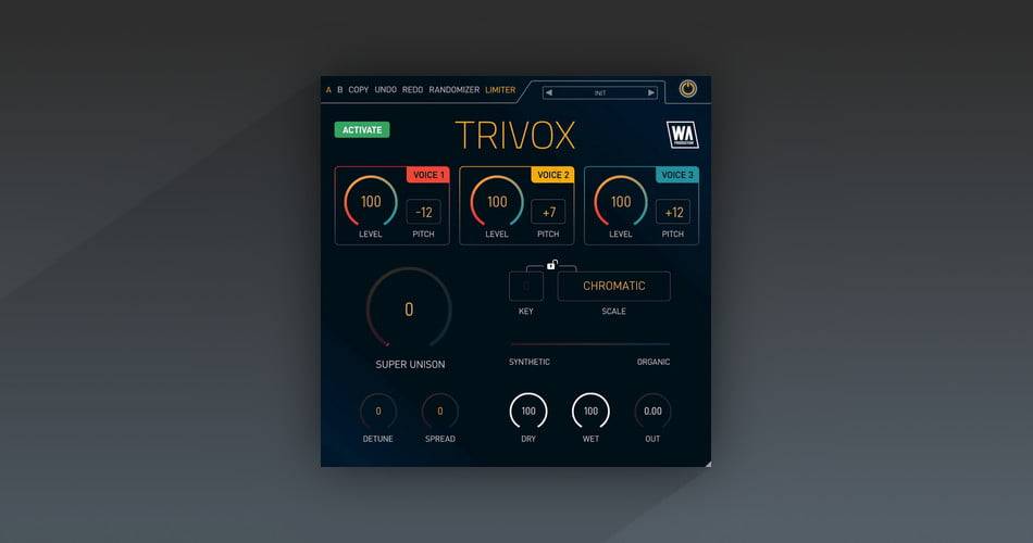 W.A.的Trivox创意谐波效果插件。生产-