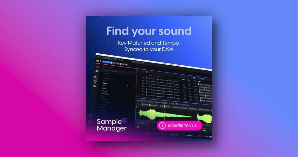 ADSR Sounds将免费样本管理器更新到v1.8.3-