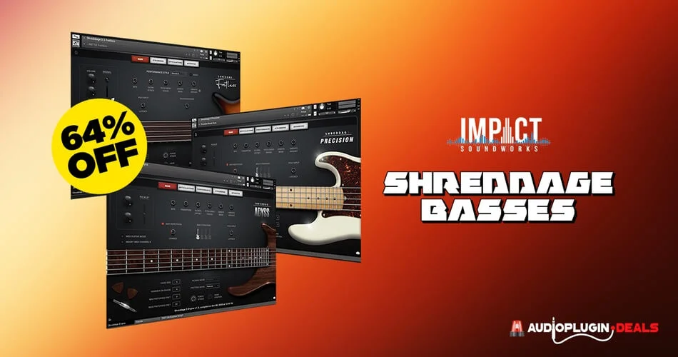 Impact Soundworks的Shreddage 3低音吉他套装可节省64%-