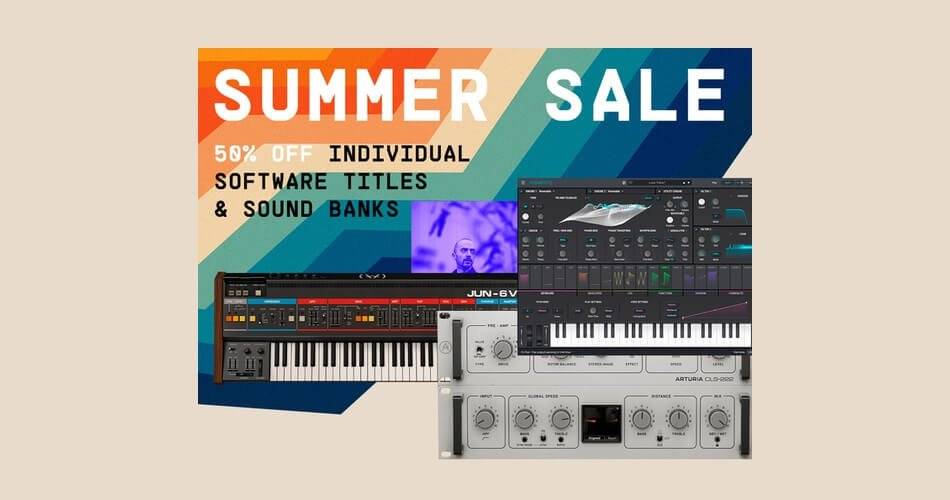 Arturia 2023夏季大减价：在乐器、效果和声音库上节省50%-