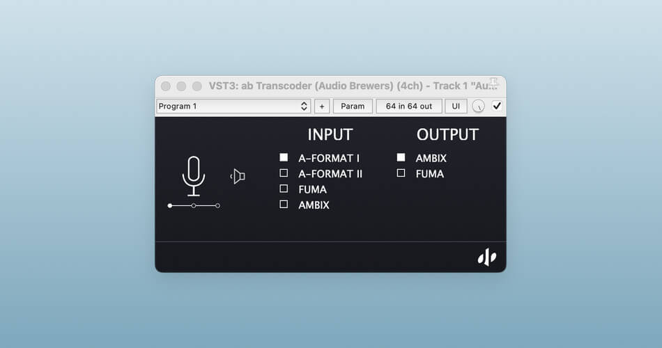 图片[1]-Audio Brewers发布ab Transcoder Ambisonics转换器-