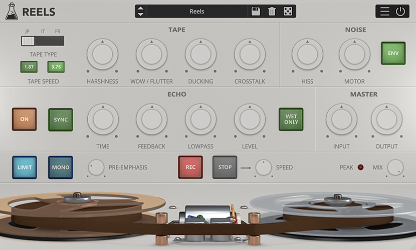 AudioThing Reels磁带仿真插件以40%的折扣出售-