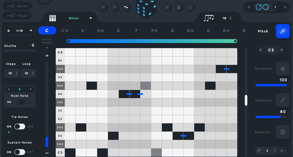 图片[1]-Audiomodern的Riffer Creative MIDI音序器以35%的折扣出售-