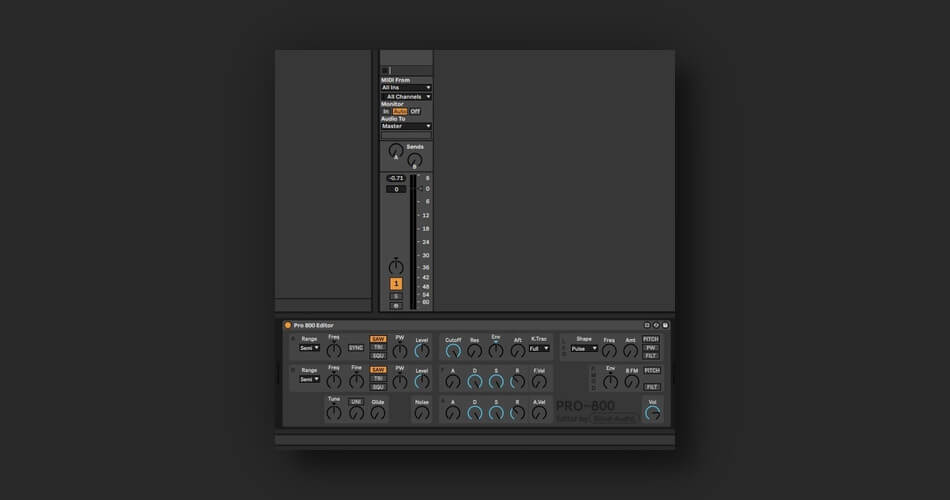 Blind Audio为Behringer Pro-800推出免费的Max for Live编辑器-