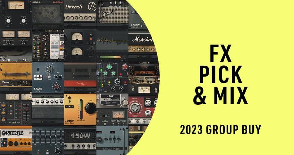FX Pick & Mix 2023集团购买：以1的价格获得高达16个插件-
