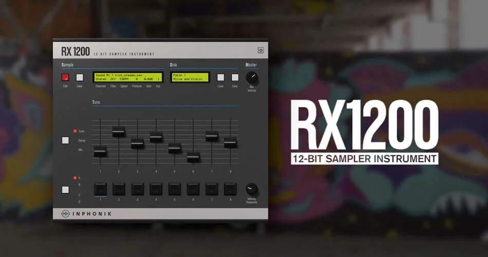 RX1200：Inphonik的12位采样器乐器插件-