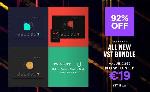 在Thenatan的所有新VST捆绑包上节省92%-