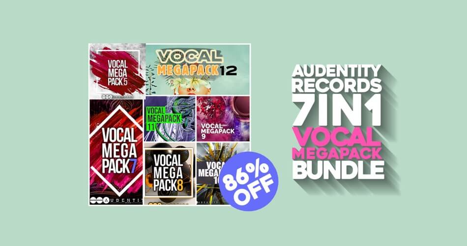 在Audentity Records的Vocal Megapack Bundle Platinum上节省86%-