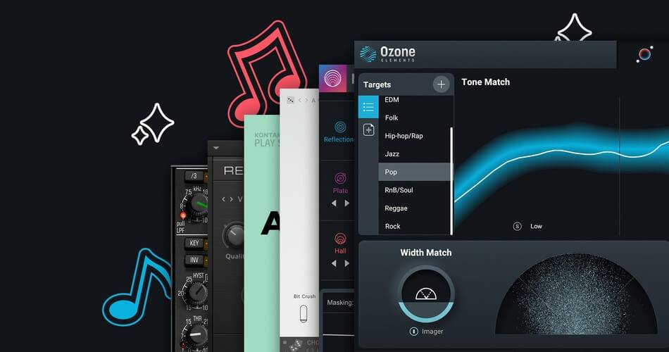 Music Essentials Bundle 2023：在iZotope、Native Instruments和Brainworx的插件上节省94%-