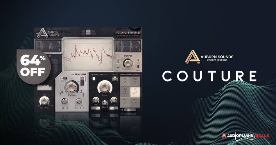 在Auburn Sounds的Couture动态插件上节省64%-