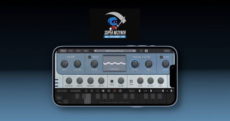 AudioKit Pro发布了适用于iOS/AUv3的SNESynth：Chiptune Synth-