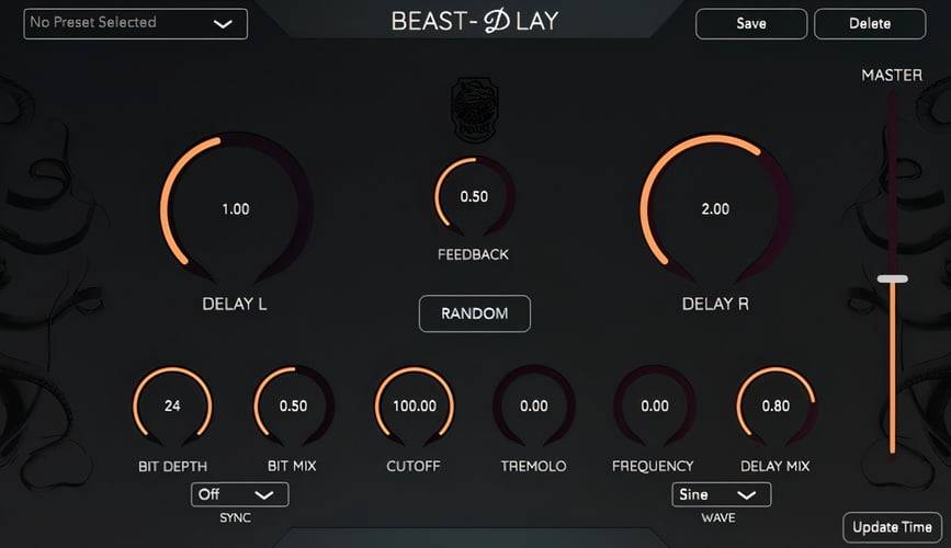在音频插件交易中免费获得Beast D-LAY-