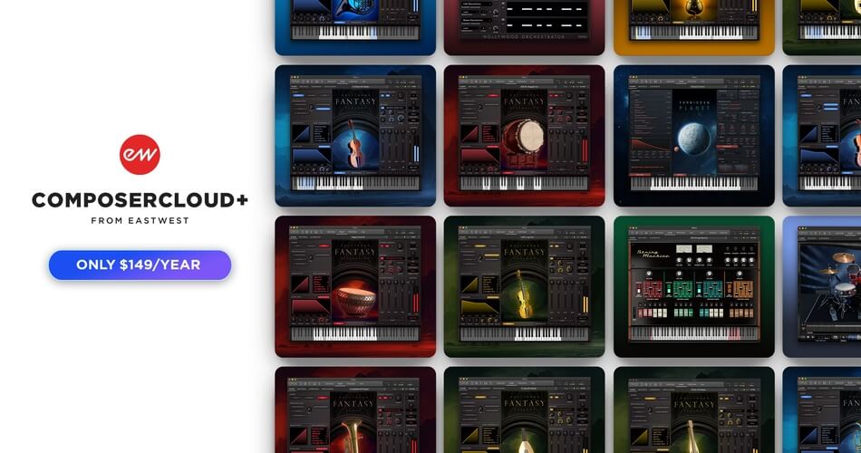 EastWest ComposerCloud+年度计划以149美元的价格出售-