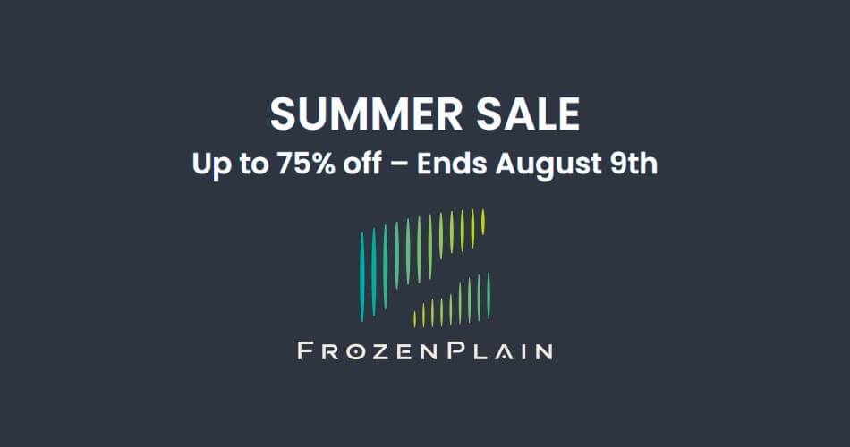 FrozenPlain Summer Sale 2023：在虚拟乐器上节省高达75%-