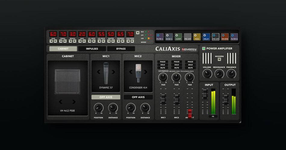 Nembrini Audio发布Cali Axis吉他放大器插件-