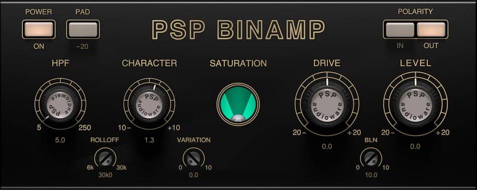 PSP Audioware在介绍时推出BinAmp前置放大器效果插件-