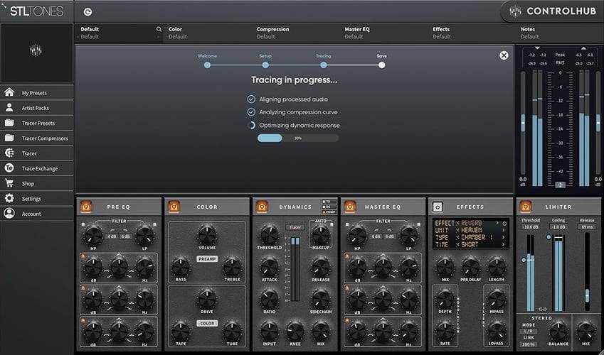 STL Tones的ControlHub Tracer允许您捕获自己的装备-