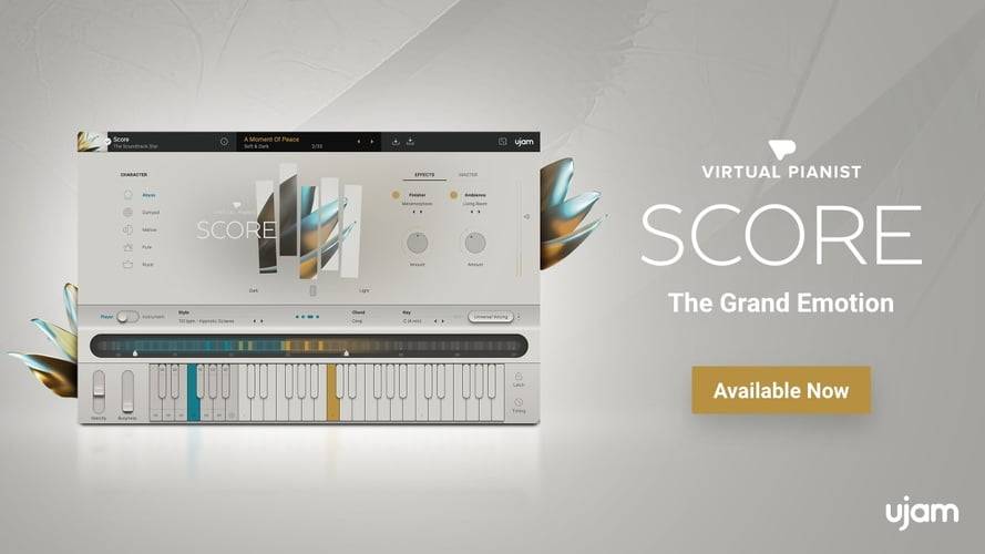 UJAM在介绍会上推出虚拟钢琴家SCORE乐器-