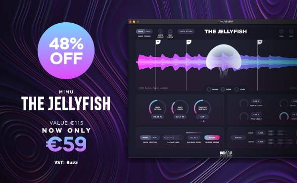 在The Jellyfish Live-input granular dream machine上节省48%-