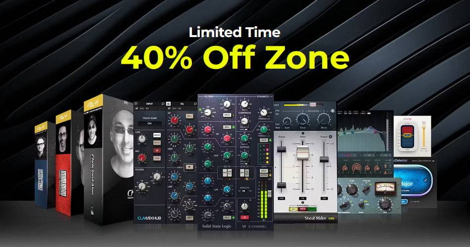 Waves Audio 40% Off Zone：节省60个插件和捆绑包-