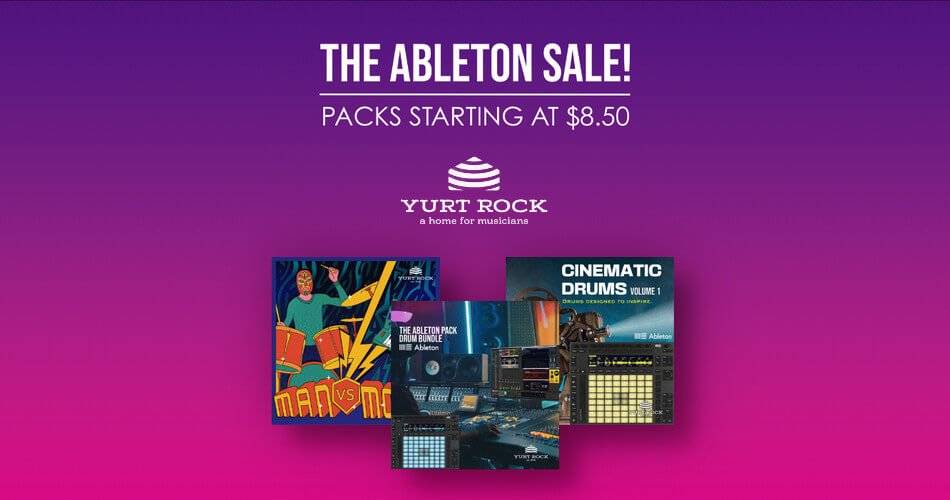 在Yurt Rock的Ableton Live Packs & Bundles上节省高达90%-