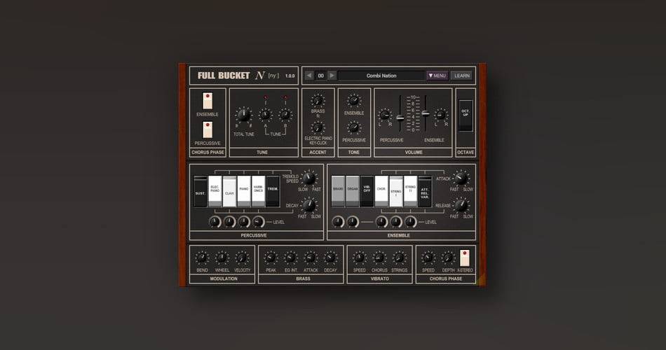 Full Bucket Music发布了Korg Lambda ES-50合成器的Ny模拟-