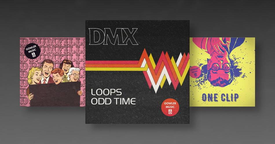 图片[1]-Gowler Music发布DMX Loops Odd Time，One Clip & Drum Fills免费样品包-