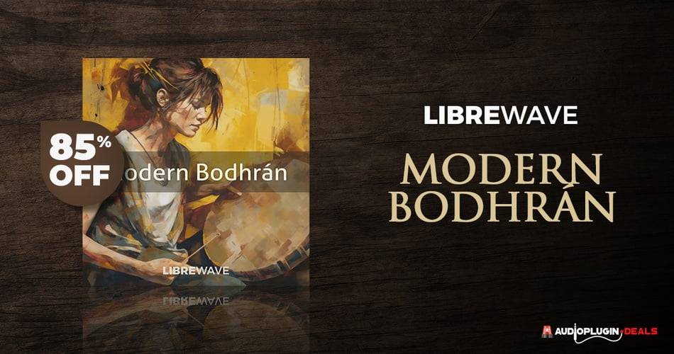 在Libre Wave的Modern Bodhrán上节省85%-