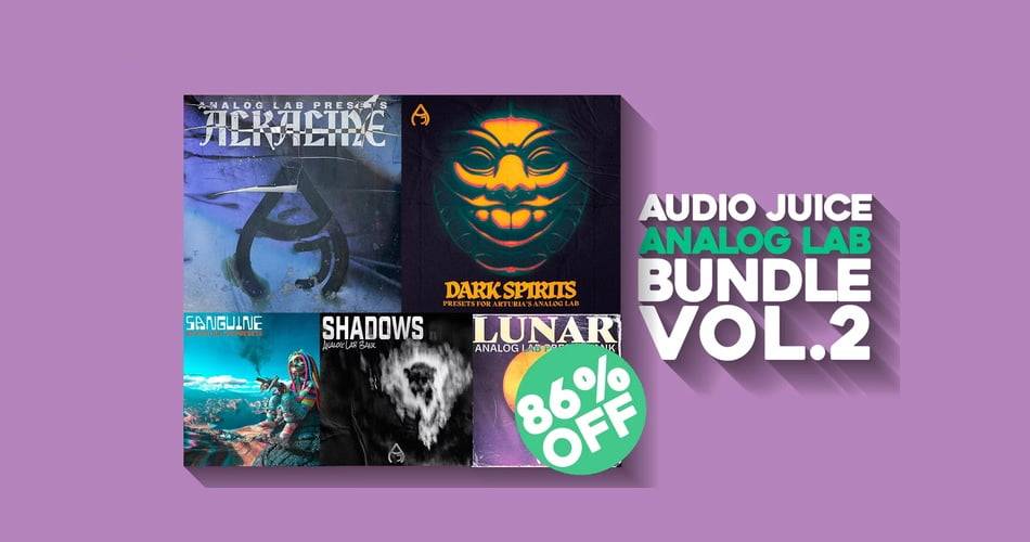 Audio Juice的Analog Lab V Bundle Vol. 2节省86%-