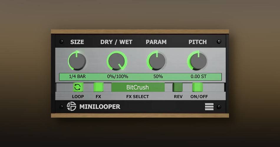 Audio Blast的MiniLooper故障效果工具以50%的折扣出售-