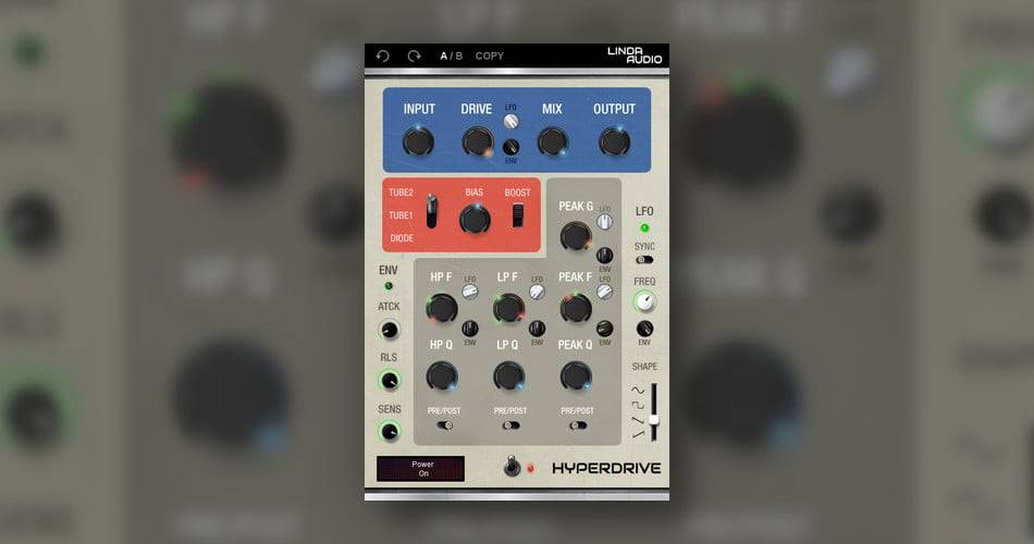Linda Audio的Hyperdrive免费多功能饱和效果
