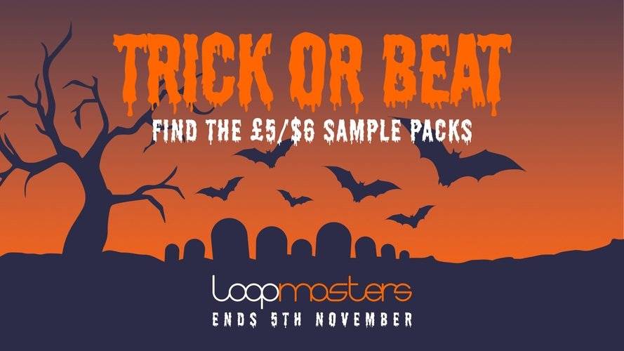 Loopmasters Trick or Beat Halloween Hunt：找到5英镑的样品包优惠-