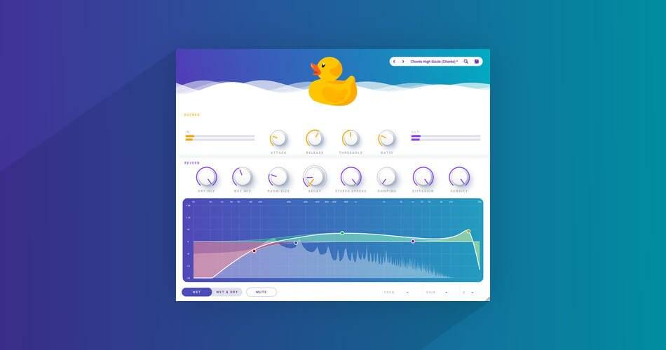 Parametric Audio的Ducky Verb动态混响插件售价19.99美元-