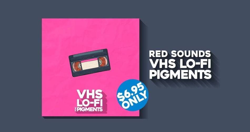 在VHS Lo-Fi上为红色声音的颜料+奖金包节省72%-